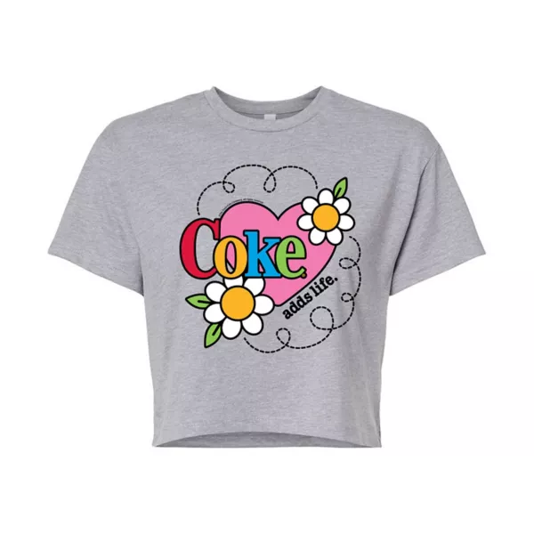 Укороченная футболка «Кока-кола» от Juniors Licensed Character, серый
Укороченная футболка «Кока-кола» от Juniors Licensed Character, серый