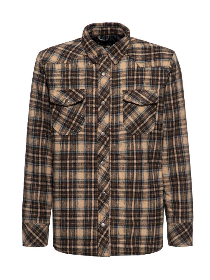 Рубашка King Kerosin Winterhemd, коричневый
Рубашка King Kerosin Winterhemd, коричневый