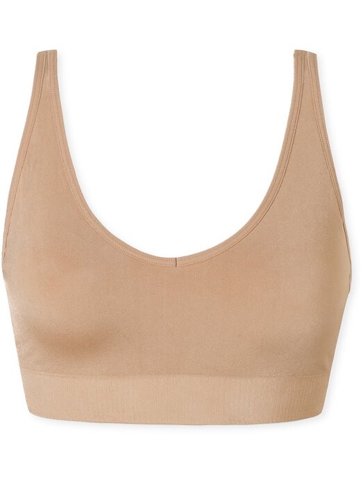 Бюстгальтер без косточек со съемными подушечками классический бесшовный Schiesser, бежевый
Бюстгальтер без косточек со съемными подушечками классический бесшовный Schiesser, бежевый