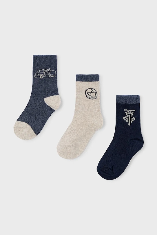 3 пары детских носков Mayoral, синий
3 пары детских носков Mayoral, синий