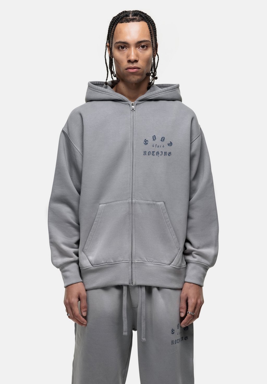Толстовка на молнии Good For Nothing, серый
Толстовка на молнии Good For Nothing, серый