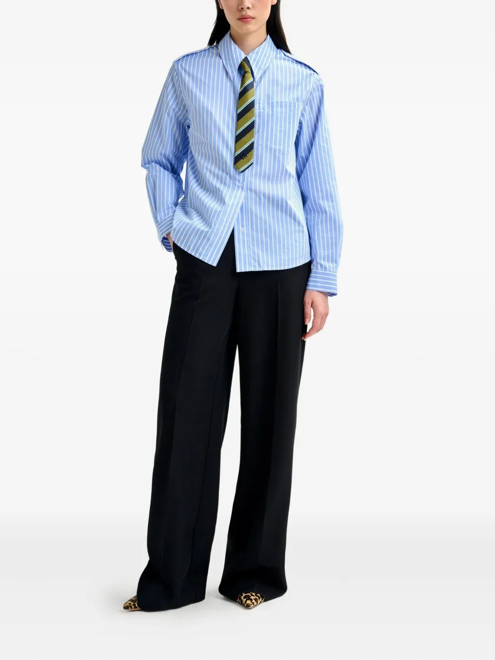 Рубашка в полоску Essentiel Antwerp, синий
Рубашка в полоску Essentiel Antwerp, синий