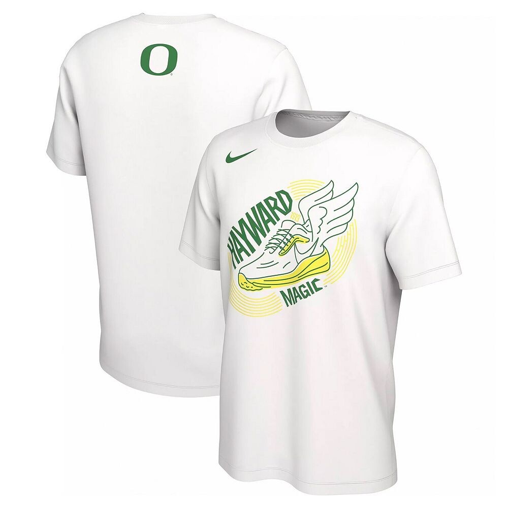 Мужская футболка Nike White Oregon Ducks Track & Field Hayward Magic, цвет Uoo White
Мужская футболка Nike White Oregon Ducks Track & Field Hayward Magic, цвет Uoo White