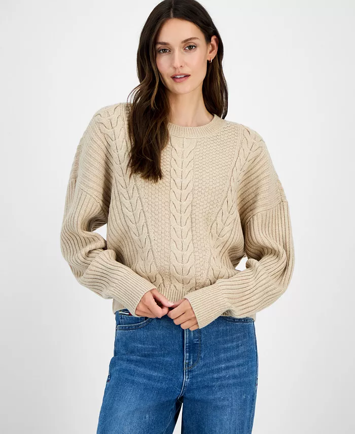 Женский свитер с кабельным узором для путешествий Tommy Hilfiger, коричневый
Женский свитер с кабельным узором для путешествий Tommy Hilfiger, коричневый