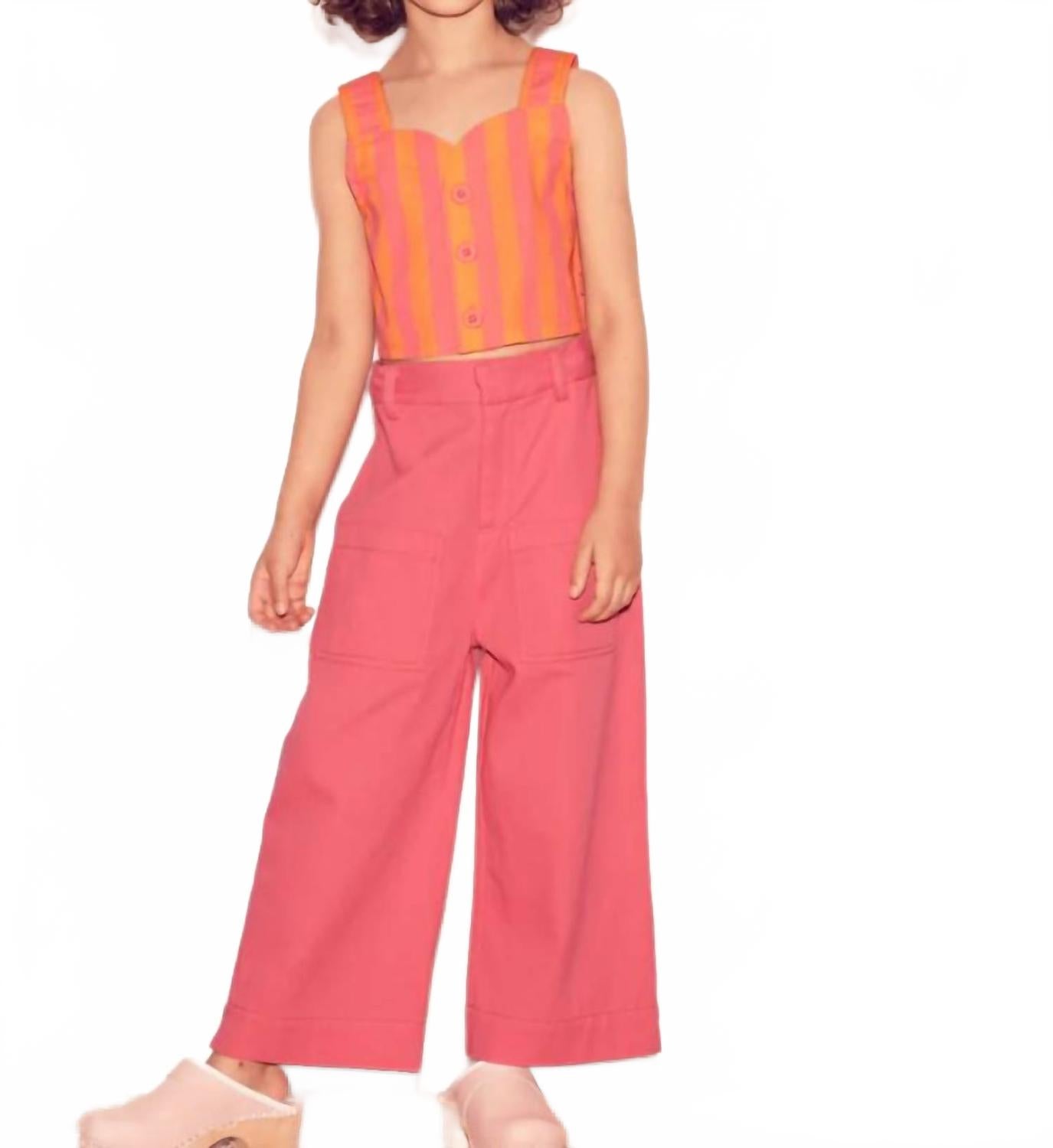 Контрастные брюки Corda с прострочкой в цвете помада Wynken, Lipstick
Контрастные брюки Corda с прострочкой в цвете помада Wynken, Lipstick