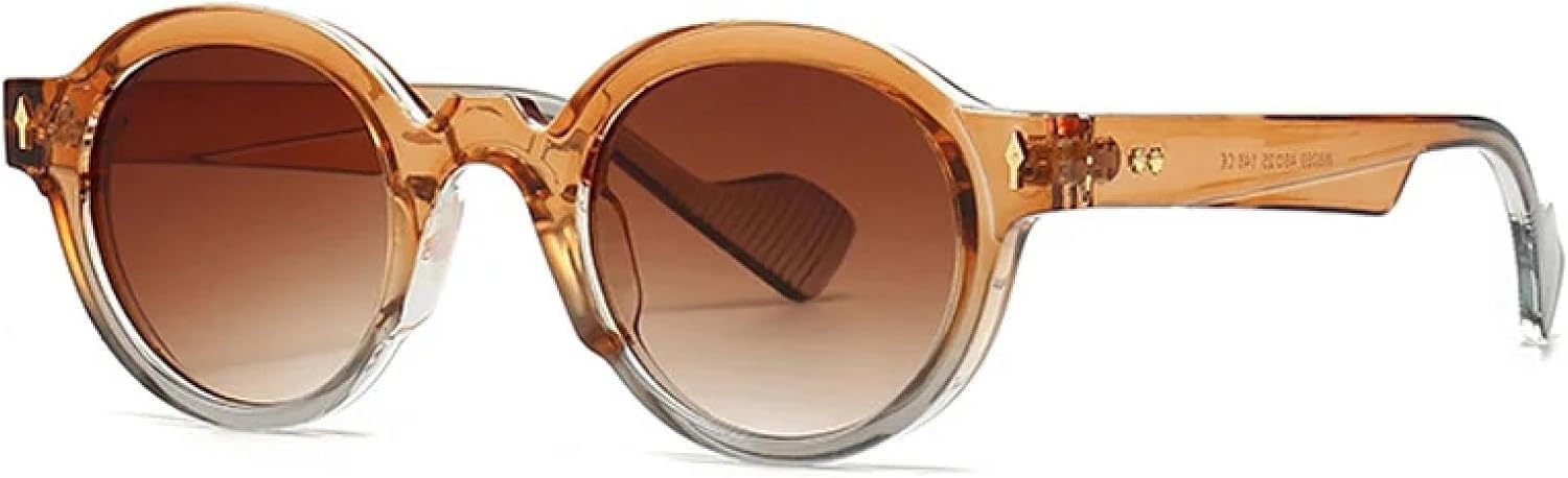 Солнцезащитные очки с защитой от УФ-излучения UV400 | Круглые женские, в стиле панк, с заклепками, градиентные, мужские, для занятий спортом на открытом воздухе и вождения DSVIGF, Orange Tea Gradient
Солнцезащитные очки с защитой от УФ-излучения UV400 | Круглые женские, в стиле панк, с заклепками, градиентные, мужские, для занятий спортом на открытом воздухе и вождения DSVIGF, Orange Tea Gradient