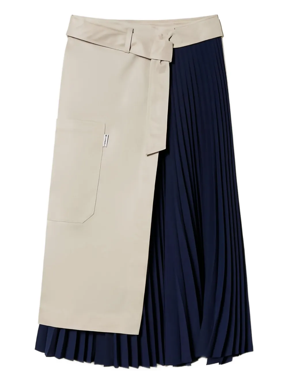 Юбка-пачка со складками TWINSET, белый 
Юбка-пачка со складками TWINSET, белый