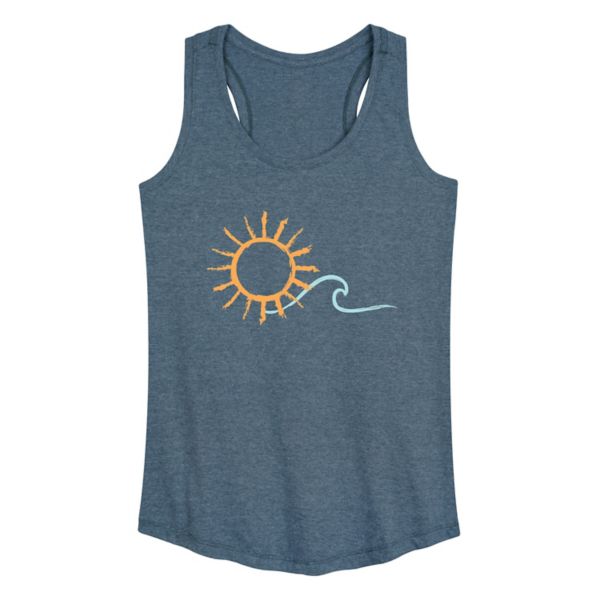 Женский топ с рисунком в виде мазков кисти "Солнце и волна" Licensed Character, синий
Женский топ с рисунком в виде мазков кисти "Солнце и волна" Licensed Character, синий