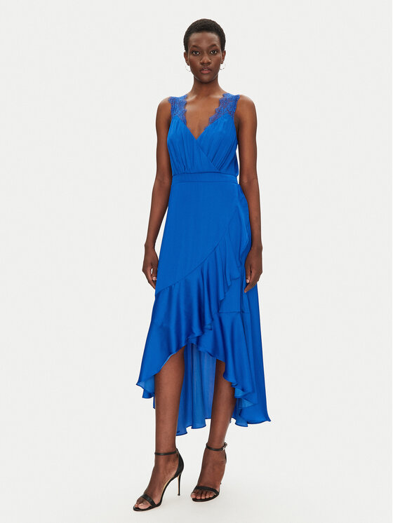 Коктейльное платье стандартный крой 251-RORLA M Morgan, синий 
Коктейльное платье стандартный крой 251-RORLA M Morgan, синий