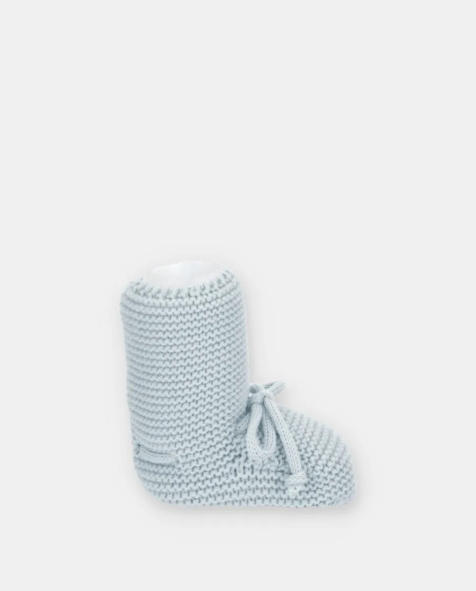 Вязаные пинетки для малышей голубовато-серого цвета Martín Aranda
Вязаные пинетки для малышей голубовато-серого цвета Martín Aranda