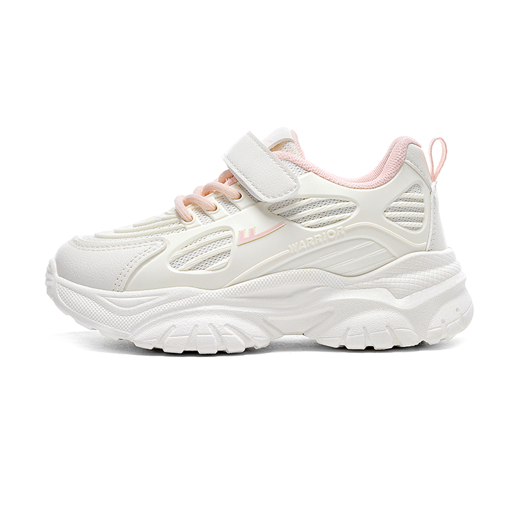 Дышащие детские повседневные кроссовки Kids' WARRIOR, белый/розовый
Дышащие детские повседневные кроссовки Kids' WARRIOR, белый/розовый