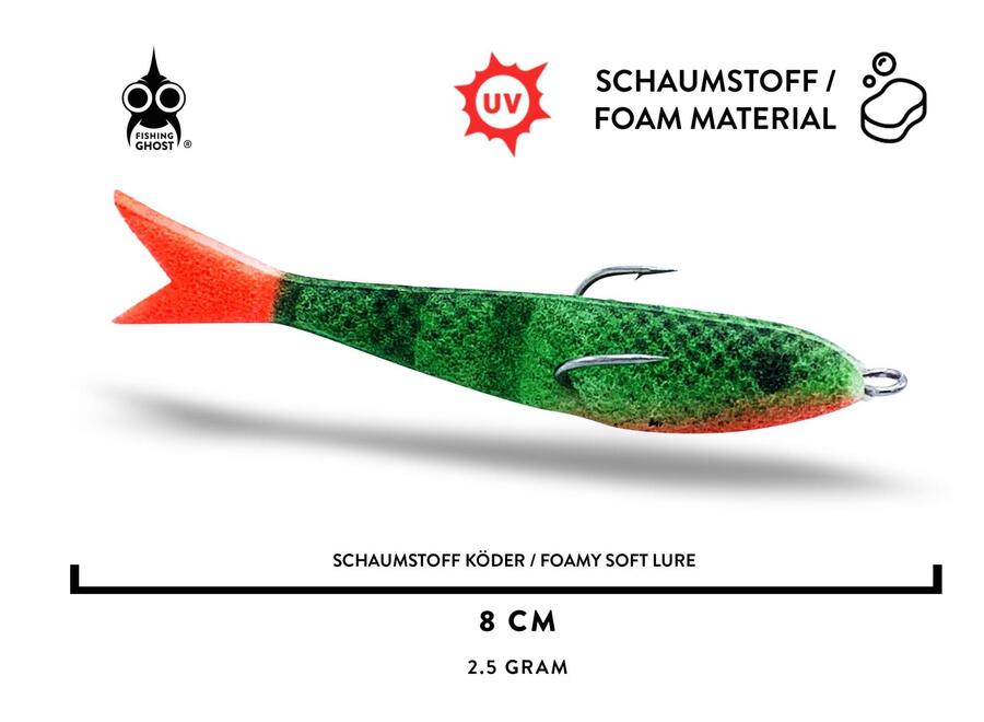 FISHINGGHOST Резиновая приманка - Spongy One - 2,5 г - UV Mudd
FISHINGGHOST Резиновая приманка - Spongy One - 2,5 г - UV Mudd