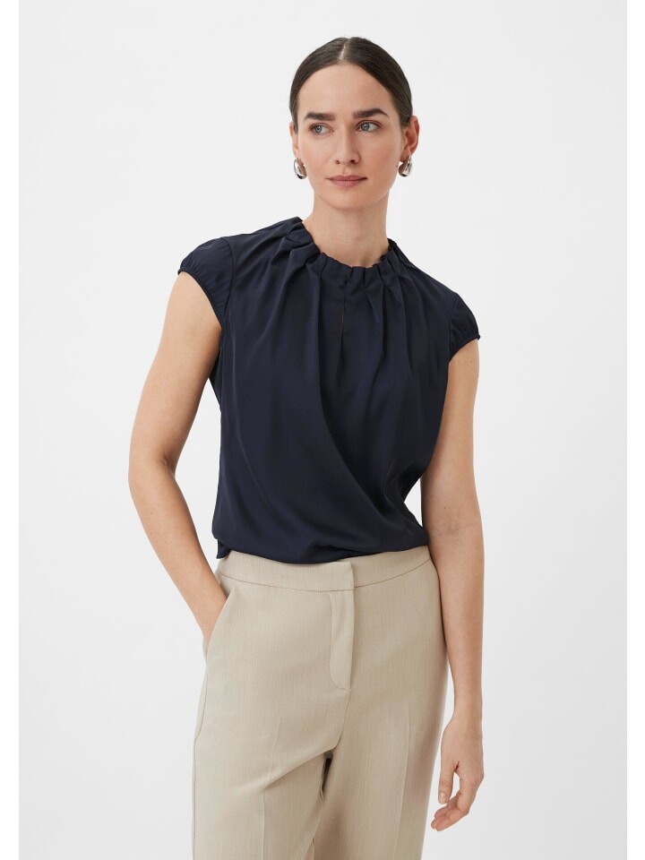 Блуза comma kurzarm, синий
Блуза comma kurzarm, синий