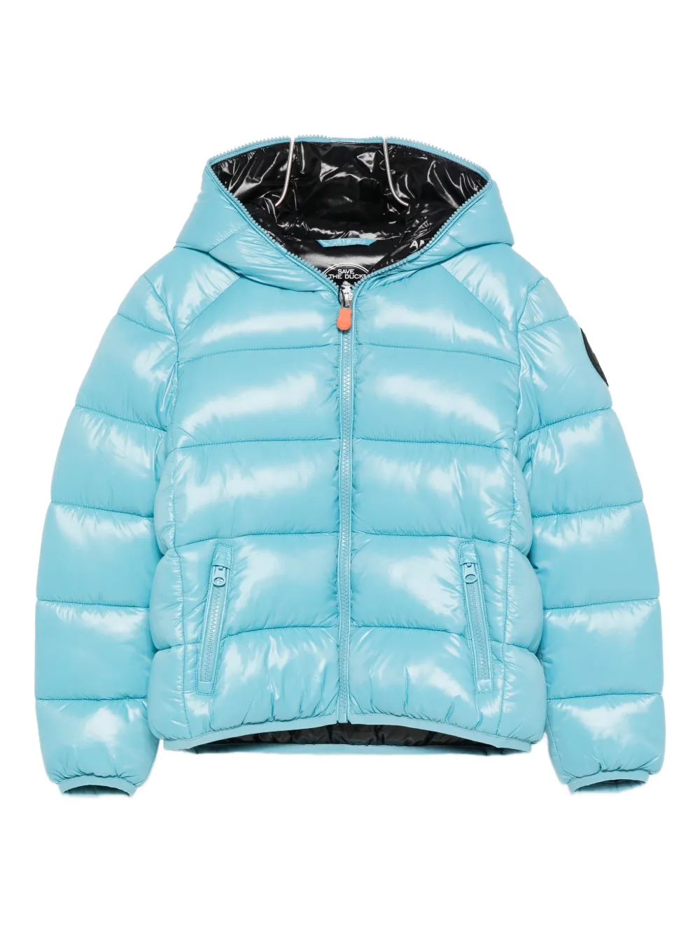 Стеганая куртка с капюшоном Save The Duck Kids, синий 
Стеганая куртка с капюшоном Save The Duck Kids, синий