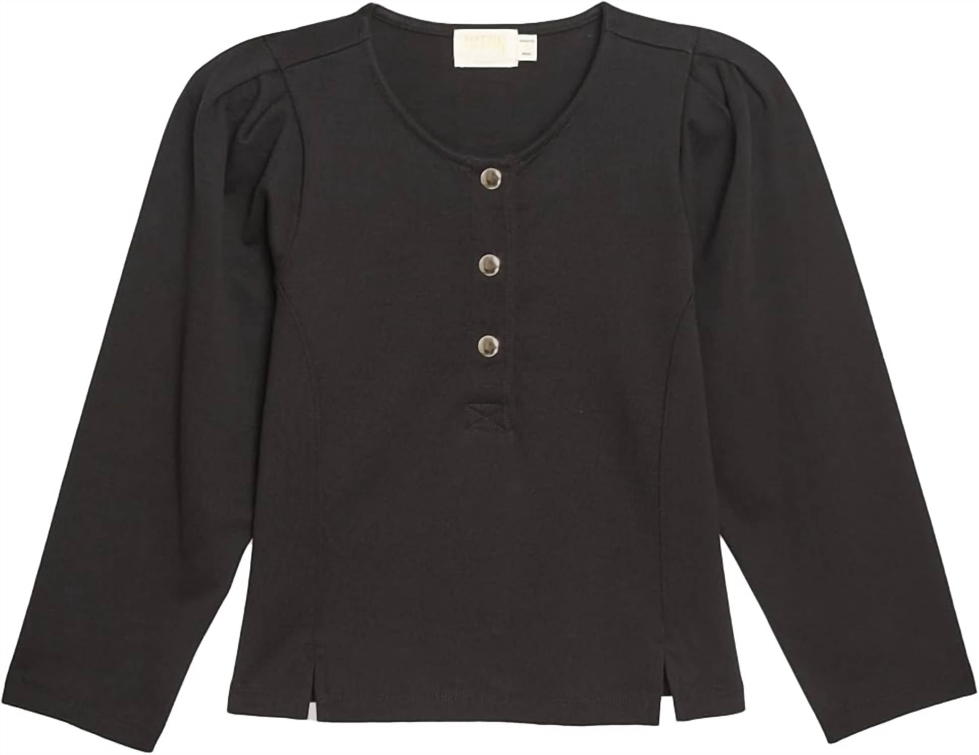 Топ Janney Henley черного цвета Nation LTD
Топ Janney Henley черного цвета Nation LTD