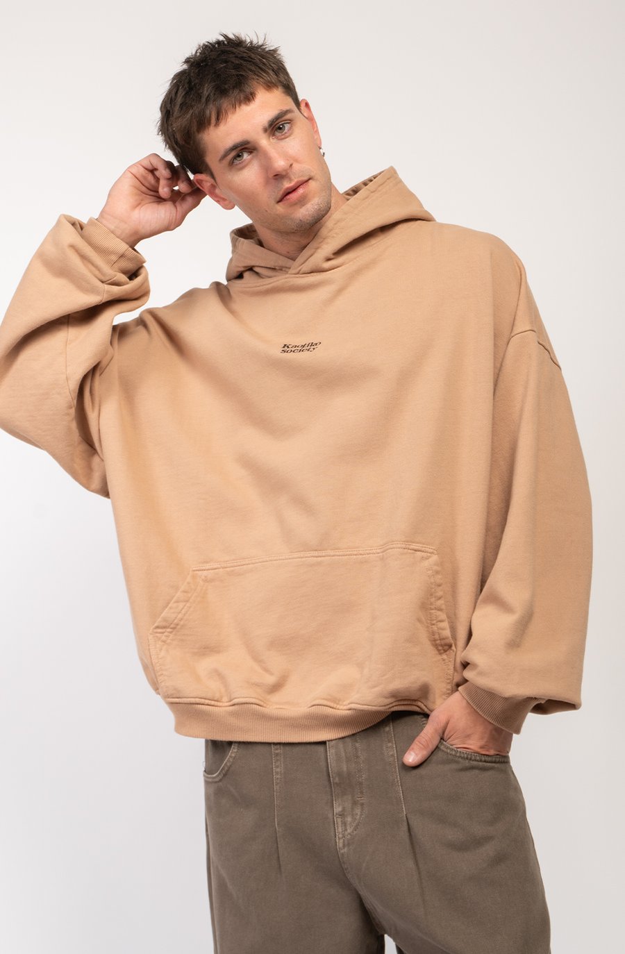 Худи Kaotiko WASHED CESARE UNISEX, Sand/Beige
Худи Kaotiko WASHED CESARE UNISEX, Sand/Beige