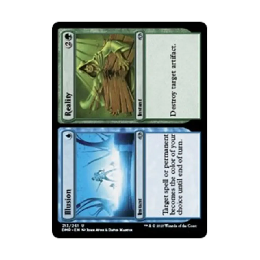 CCG Иллюзия // Реальность (U), MTG - Dominaria Remastered
CCG Иллюзия // Реальность (U), MTG - Dominaria Remastered