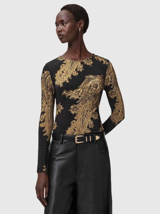 Топ Katlyn Paisley AllSaints, Black
Топ Katlyn Paisley AllSaints, Black