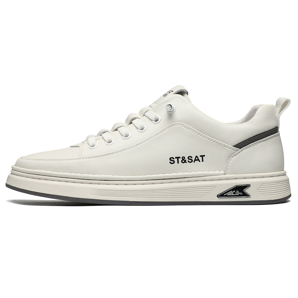 ST&SAT Скользоустойчивые мужские лоу-топы для скейтбординга белые, цвет White
ST&SAT Скользоустойчивые мужские лоу-топы для скейтбординга белые, цвет White