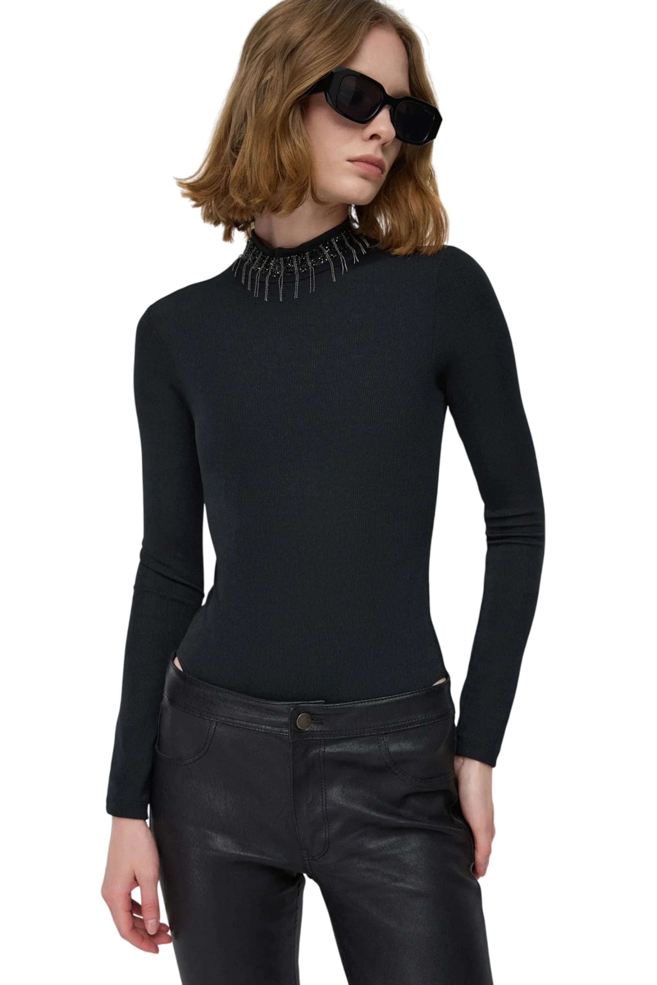 No Matter What Боди-рубашка в черном цвете
No Matter What Боди-рубашка в черном цвете