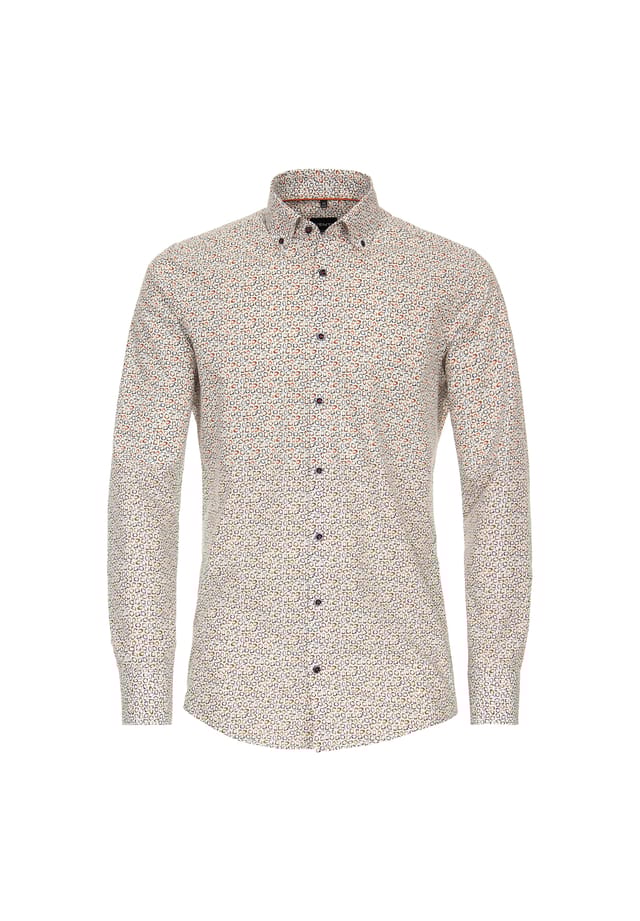 Рубашка с деловым принтом современный крой Venti, оранжевый
Рубашка с деловым принтом современный крой Venti, оранжевый