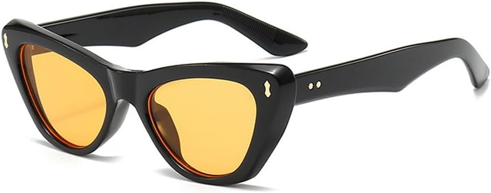 Мужские солнцезащитные очки «кошачий глаз» в стиле ретро с заклепками, оранжево-голубые оттенки, защита от ультрафиолета UV400, модные женские солнцезащитные очки WNCKSQ, Black Orange
Мужские солнцезащитные очки «кошачий глаз» в стиле ретро с заклепками, оранжево-голубые оттенки, защита от ультрафиолета UV400, модные женские солнцезащитные очки WNCKSQ, Black Orange