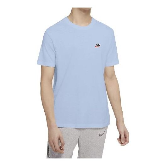 Футболка спортивная Heritage с маленьким логотипом однотонные с коротким рукавом небесно-голубые Nike, голубой
Футболка спортивная Heritage с маленьким логотипом однотонные с коротким рукавом небесно-голубые Nike, голубой