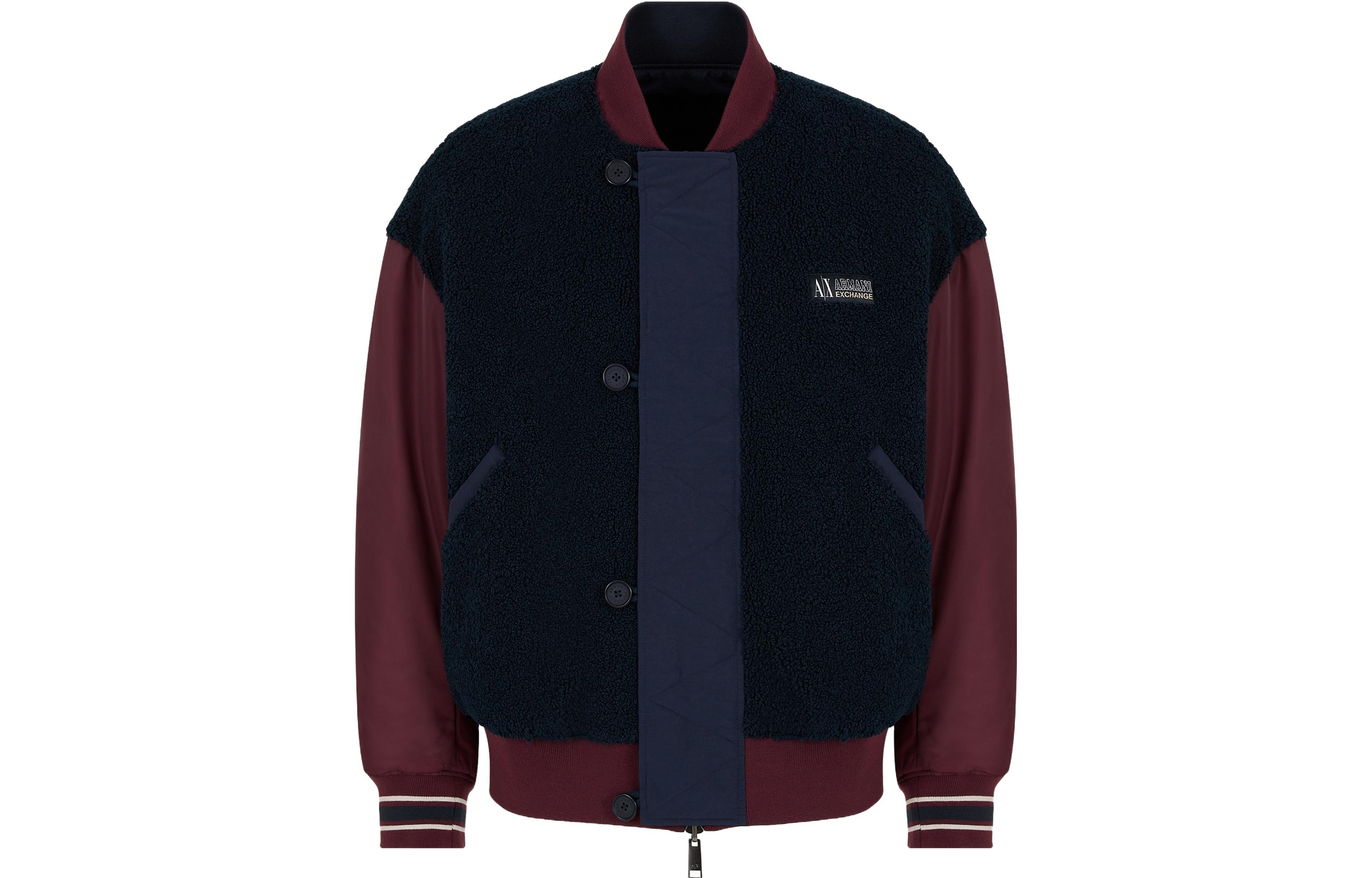 ARMANI EXCHANGE Реверсивная куртка-бомбер из шерпа и флиса, Marine Blue
ARMANI EXCHANGE Реверсивная куртка-бомбер из шерпа и флиса, Marine Blue