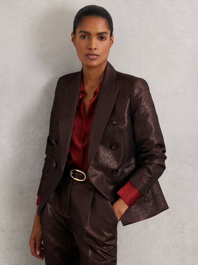 Пиджак Petite Sienna Metallic Reiss, Burgundy
Пиджак Petite Sienna Metallic Reiss, Burgundy