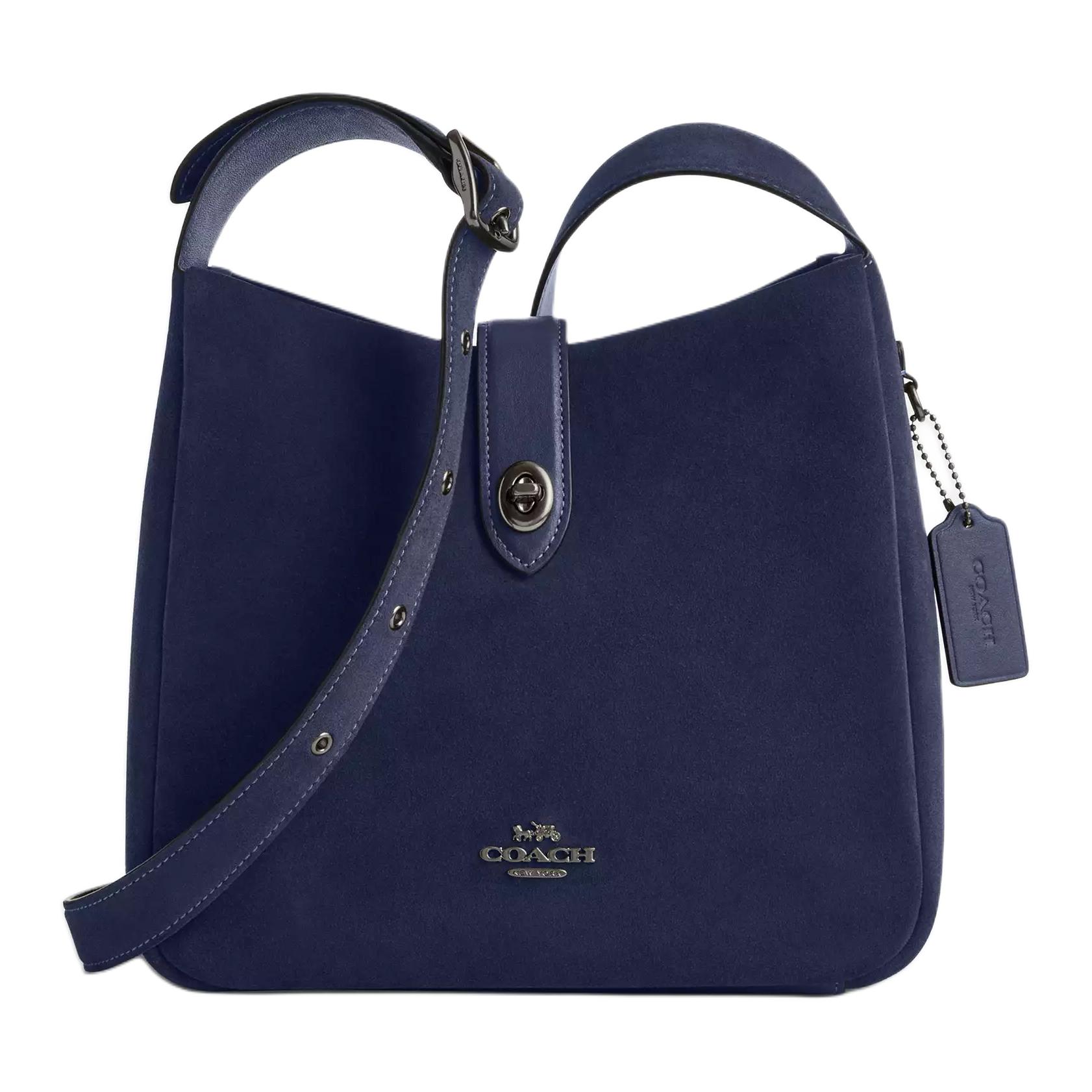 Сумка через плечо из замши среднего размера COACH цвета морской волны
Сумка через плечо из замши среднего размера COACH цвета морской волны