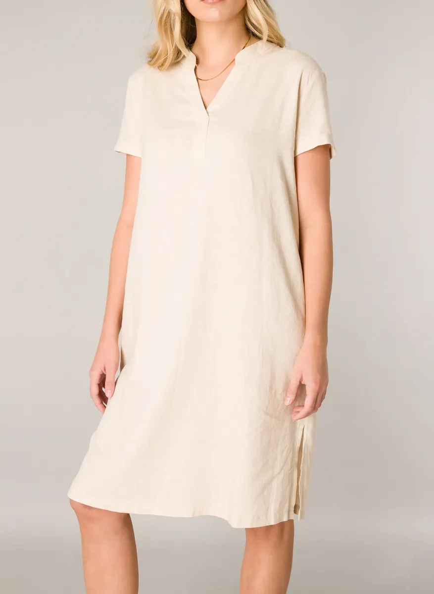 Платье-туника базового уровня из льна Base Level, бежевый
Платье-туника базового уровня из льна Base Level, бежевый
