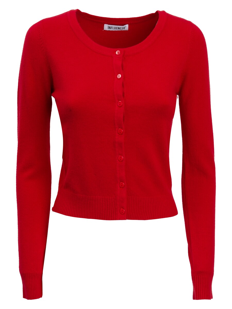 Вязаный кардиган Influencer, красный 
Вязаный кардиган Influencer, красный