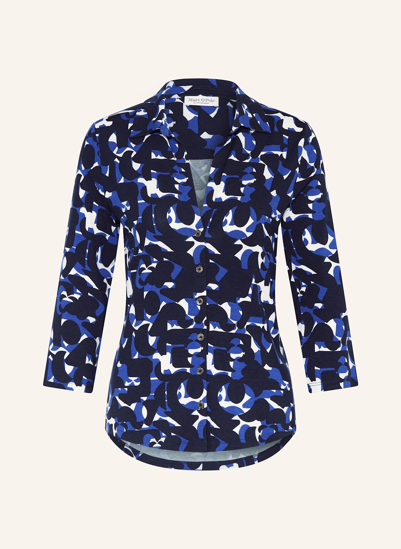 Блузка-Рубашка из джерси с рукавами 3/4 Marc O'Polo, мультиколор
Блузка-Рубашка из джерси с рукавами 3/4 Marc O'Polo, мультиколор