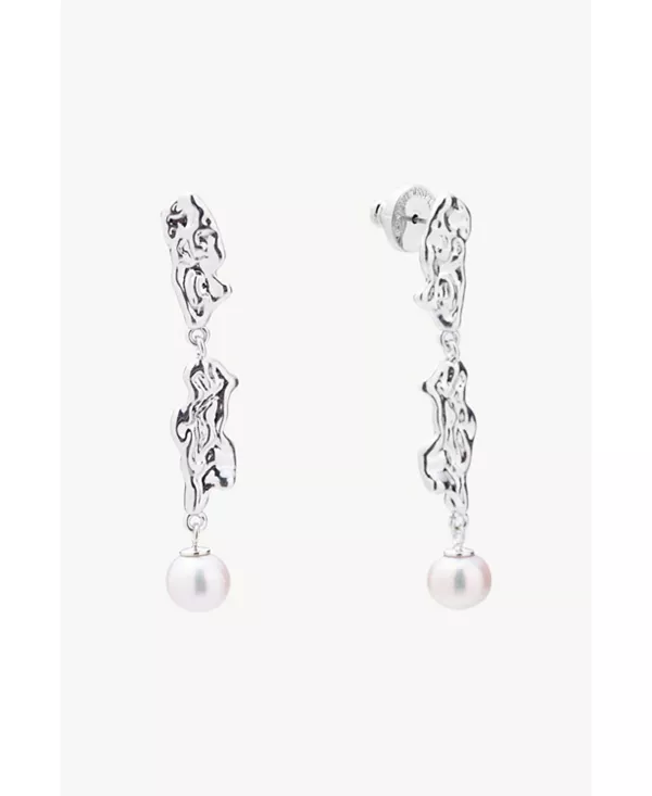 Серьги-Капли из расплавленного пресноводного жемчуга Nyla Classicharms, silver
Серьги-Капли из расплавленного пресноводного жемчуга Nyla Classicharms, silver