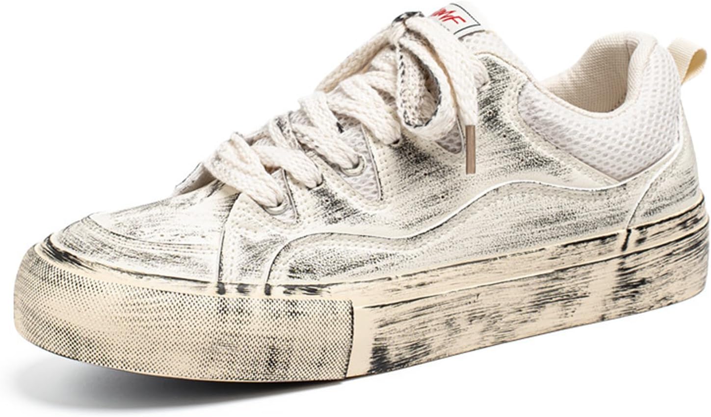 Мужские низкие кроссовки на шнуровке с платформой, модные ретро, стильные повседневные с круглым носком, для прогулок и скейтборда, кроссовки Netehadi, бежевый
Мужские низкие кроссовки на шнуровке с платформой, модные ретро, стильные повседневные с круглым носком, для прогулок и скейтборда, кроссовки Netehadi, бежевый