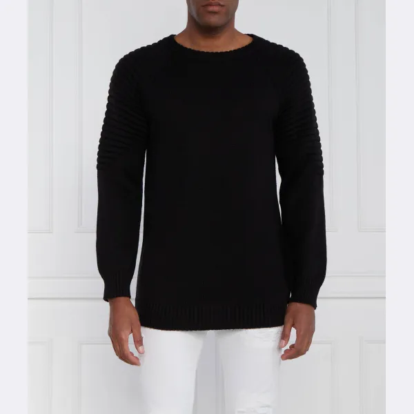 Шерстяной свитер обычного кроя Les Hommes, черный
Шерстяной свитер обычного кроя Les Hommes, черный