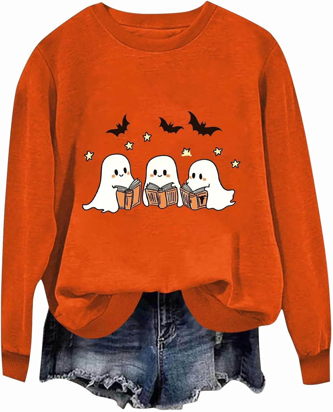 Толстовка Halloween для девушек с принтом привидения
Толстовка Halloween для девушек с принтом привидения