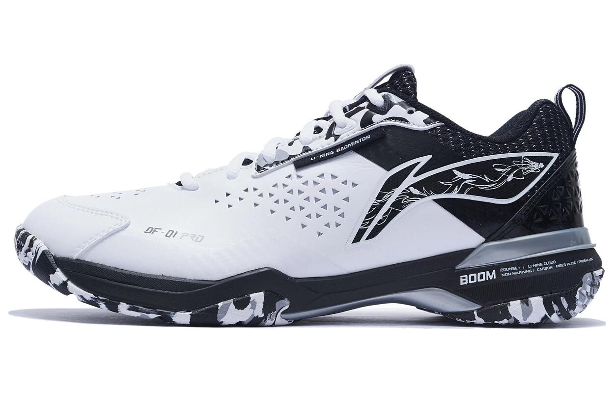 Кроссовки для бадминтона Blade Pro унисекс с низким верхом белого/черного цвета Lining
Кроссовки для бадминтона Blade Pro унисекс с низким верхом белого/черного цвета Lining