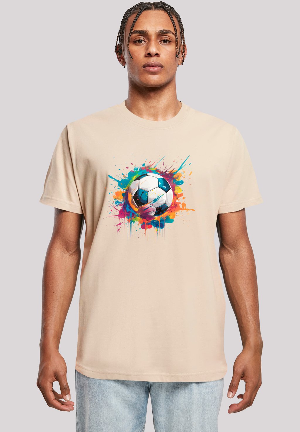 Футболка с принтом BUNTE FUSSBALL F4NT4STIC, песочный
Футболка с принтом BUNTE FUSSBALL F4NT4STIC, песочный