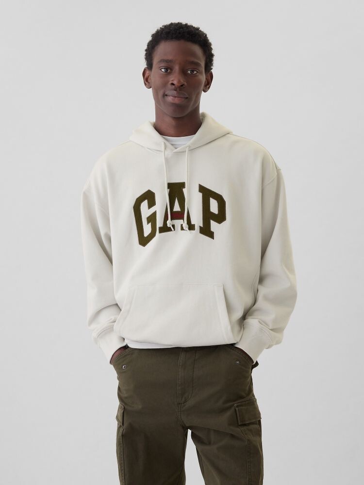 Толстовка оверсайз Gap, бежевый
Толстовка оверсайз Gap, бежевый