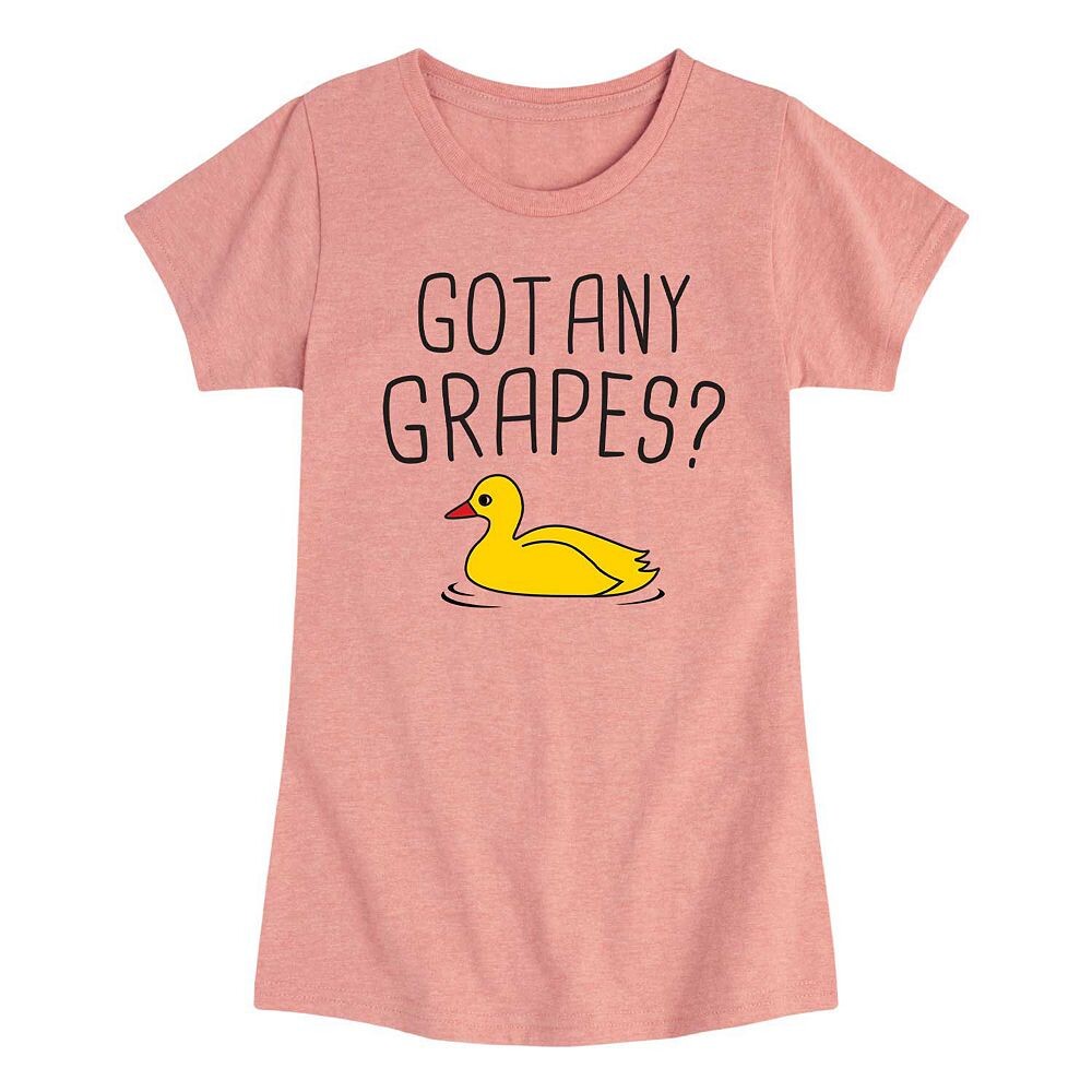 Футболка Got Any Grapes Duck для девочек 7–16 лет с рисунком утки Licensed Character, розовый
Футболка Got Any Grapes Duck для девочек 7–16 лет с рисунком утки Licensed Character, розовый