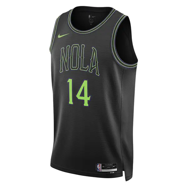 Майка Nike Dri-FIT NBA Swingman Jersey 2023/24 City Edition 'New Orleans Pelican Brandon Ingram', черный
Майка Nike Dri-FIT NBA Swingman Jersey 2023/24 City Edition 'New Orleans Pelican Brandon Ingram', черный