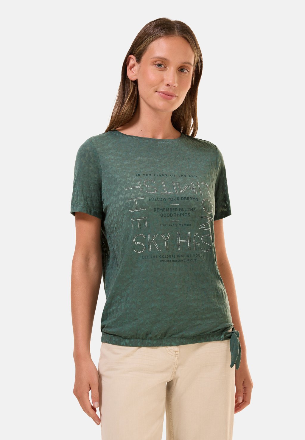 Футболка с принтом MIT SCHMUCKSTEINEN Cecil, хаки
Футболка с принтом MIT SCHMUCKSTEINEN Cecil, хаки