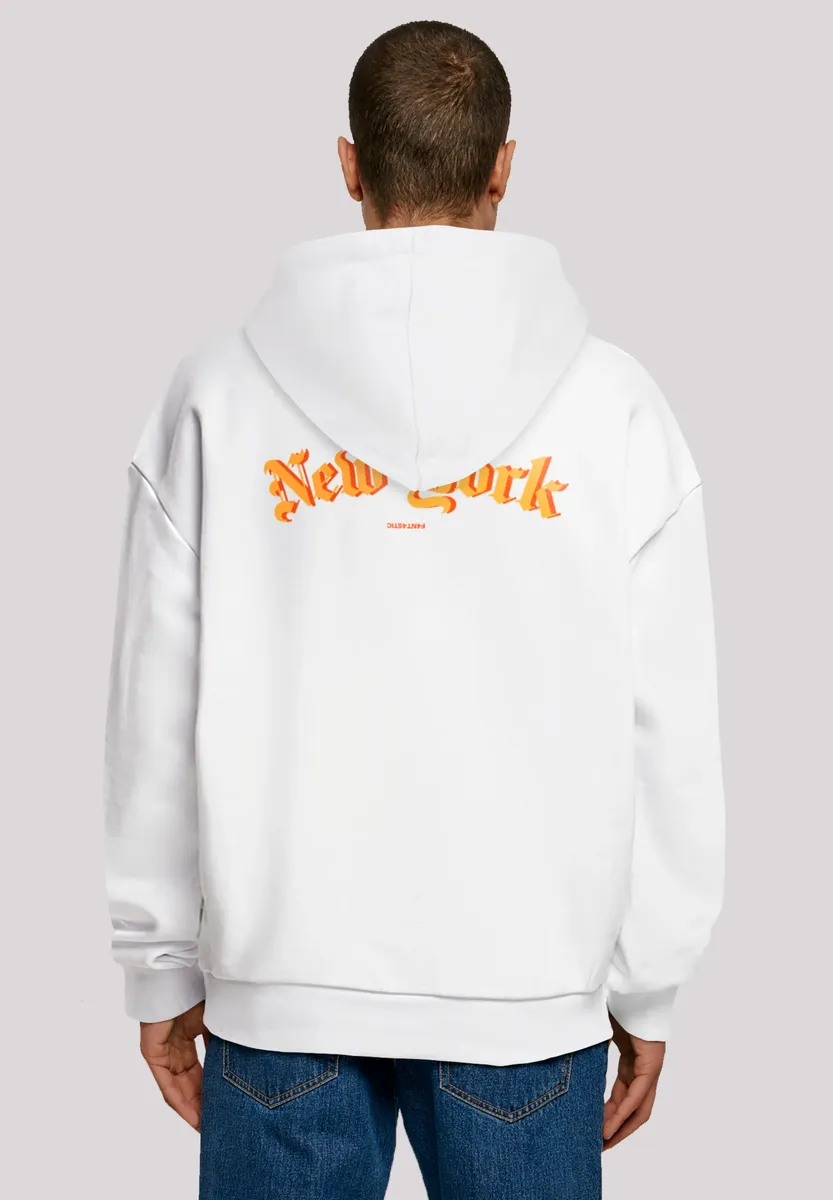 Толстовка F4NT4STIC "New York Orange OVERSIZE HOODIE", принт, белый 
Толстовка F4NT4STIC "New York Orange OVERSIZE HOODIE", принт, белый