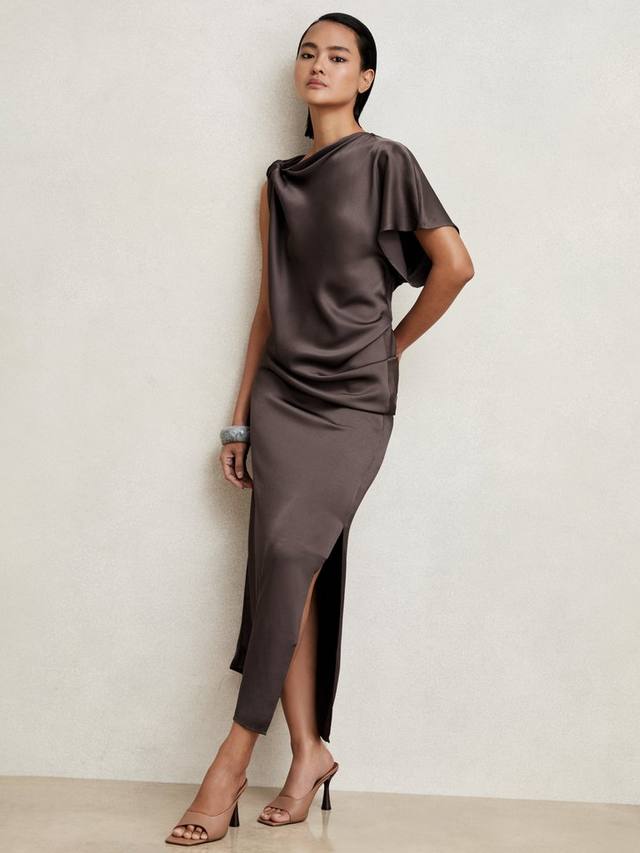 Платье миди Kenzie Drape Reiss, Mauve
Платье миди Kenzie Drape Reiss, Mauve