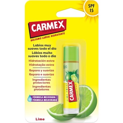 Увлажняющий бальзам для губ Lime Twist Spf15, Carmex
Увлажняющий бальзам для губ Lime Twist Spf15, Carmex