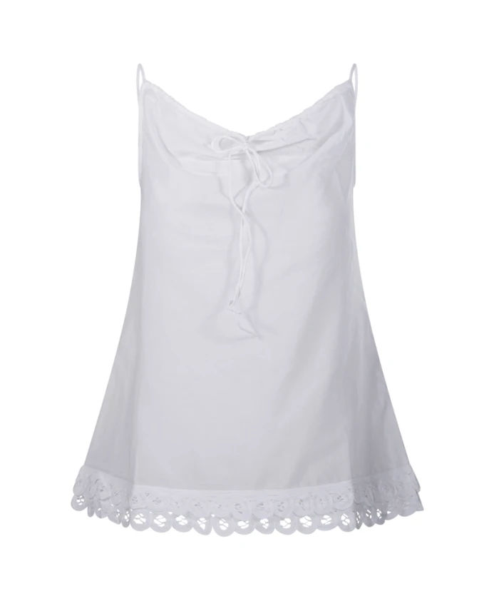 Белый мягкий топ Elle By Malene Birger, белый
Белый мягкий топ Elle By Malene Birger, белый