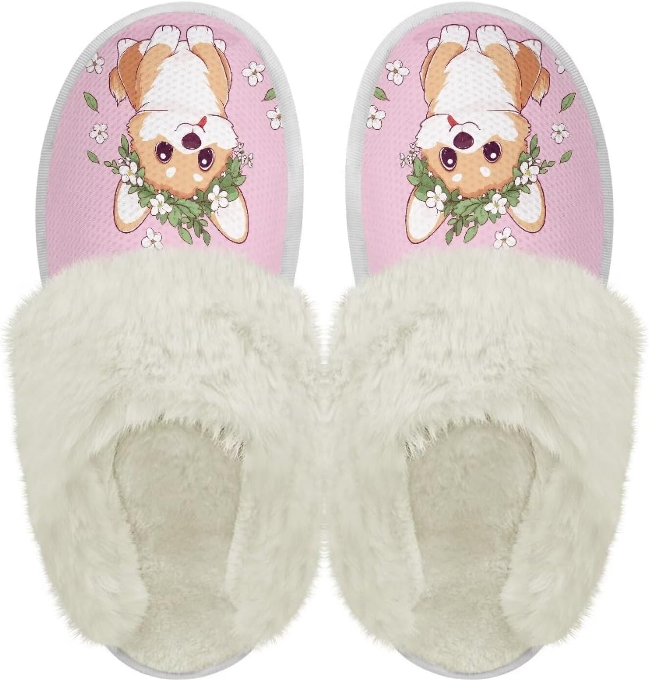 Хлопковые тапочки PJHEQOXE с пушистыми краями, домашние тапочки для дома и улицы, хлопковые тапочки унисекс, Dog Flower
Хлопковые тапочки PJHEQOXE с пушистыми краями, домашние тапочки для дома и улицы, хлопковые тапочки унисекс, Dog Flower