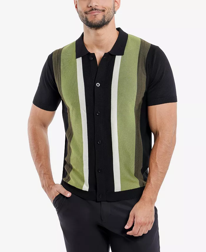 Мужской полосатый свитер-поло SPRING + MERCER, мультиколор
Мужской полосатый свитер-поло SPRING + MERCER, мультиколор