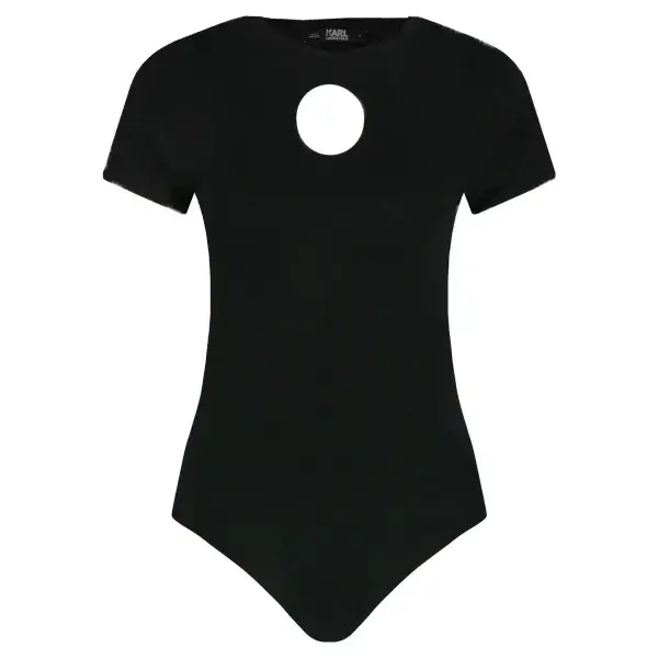 Тонкое подтянутое боди Karl Lagerfeld, черный
Тонкое подтянутое боди Karl Lagerfeld, черный